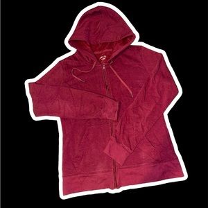 Athletic but comfy zip up jacket with pockets!